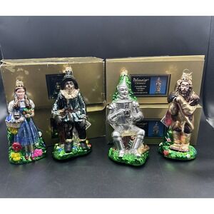 1999 KURT ADLER POLONAISE WIZARD OF OZ SET ORNAMENTS SET